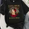 ALWAYS CHINGONA Letter Pattern Round Neck Women T-shirt Short Sleeve Fashion Print Half Sleeve Shirt Stretch T-shirt