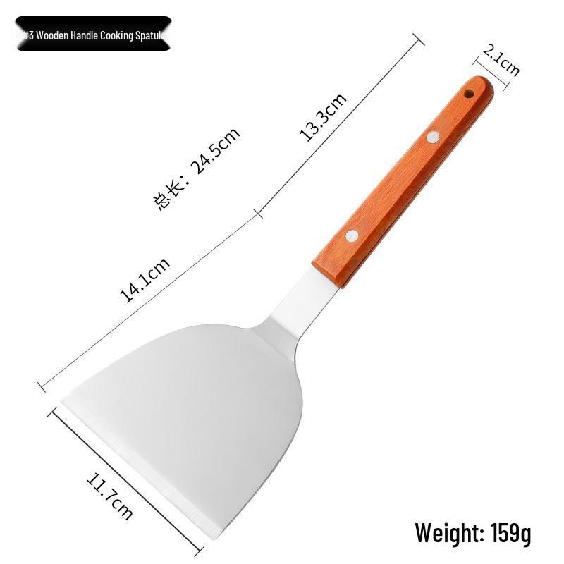 Stainless Steel Spatula Set: Kitchen, Hamburger, Frying, Teppanyaki, and Barbecue Tools