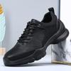 Love a Certain Step Leather Walking Shoes Men's Hollow Breathable Sports and Leisure Shoes Lightweight Wear-resistant Non-slip Running Shoes Tide