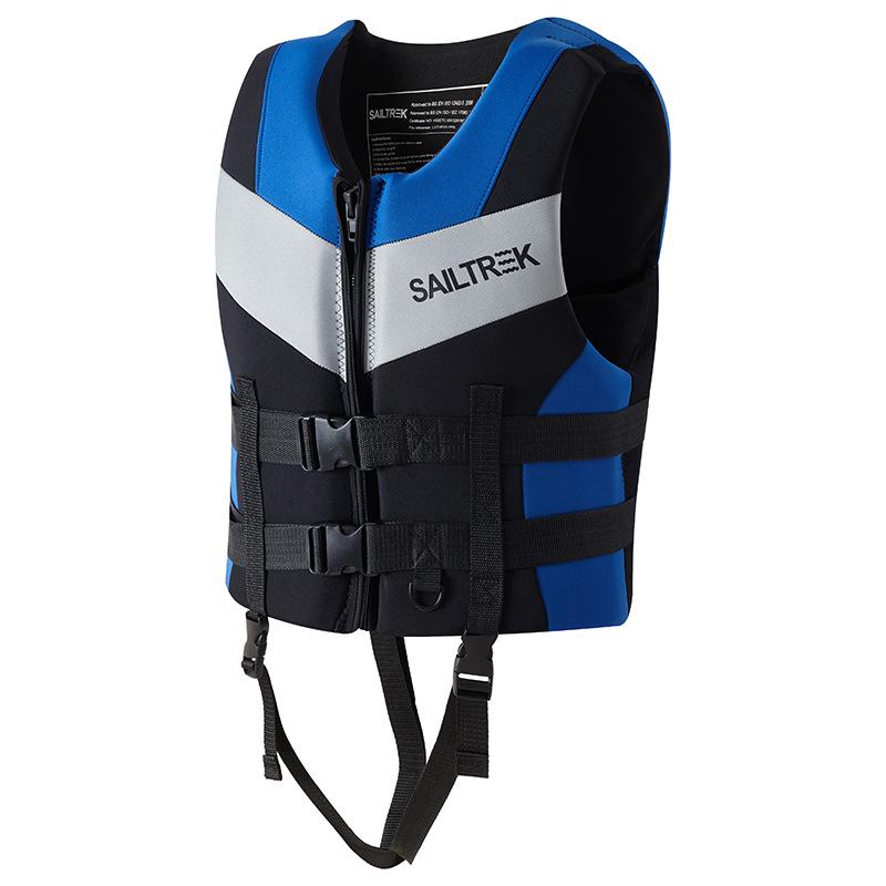 Unisex High Buoyancy Marine Life Jacket - Adult Foam Oxford Vest for Professionals