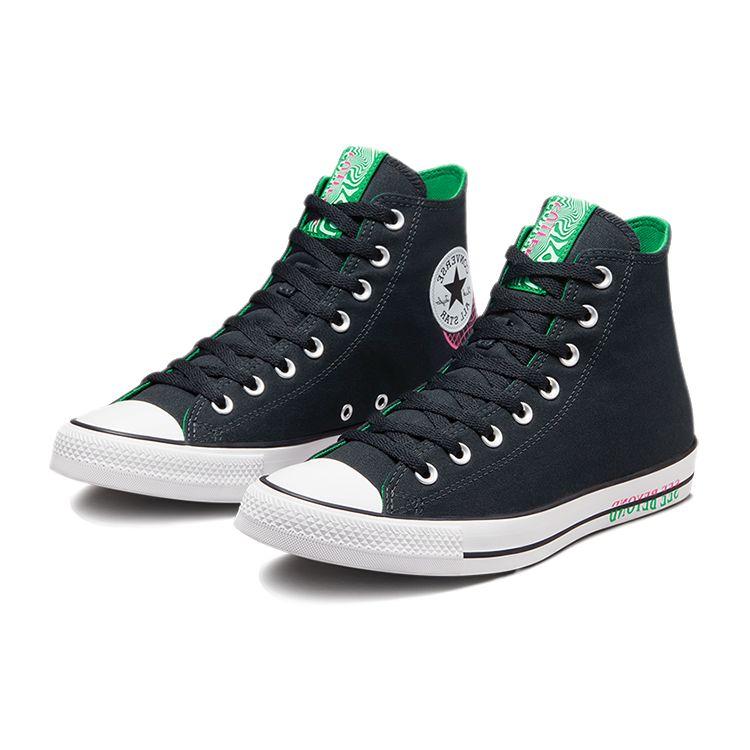 Converse Chuck Taylor All Star Casual Versatile Durable High-Top Canvas Shoes Unisex Sneakers Black A02408C