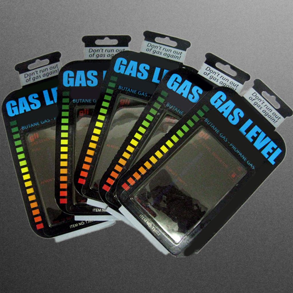 Plastic Liquid Crystal Black Practical Propane Gas for Tank Liquid Level Indicator Magnetic Bottle Gas Measuring Device