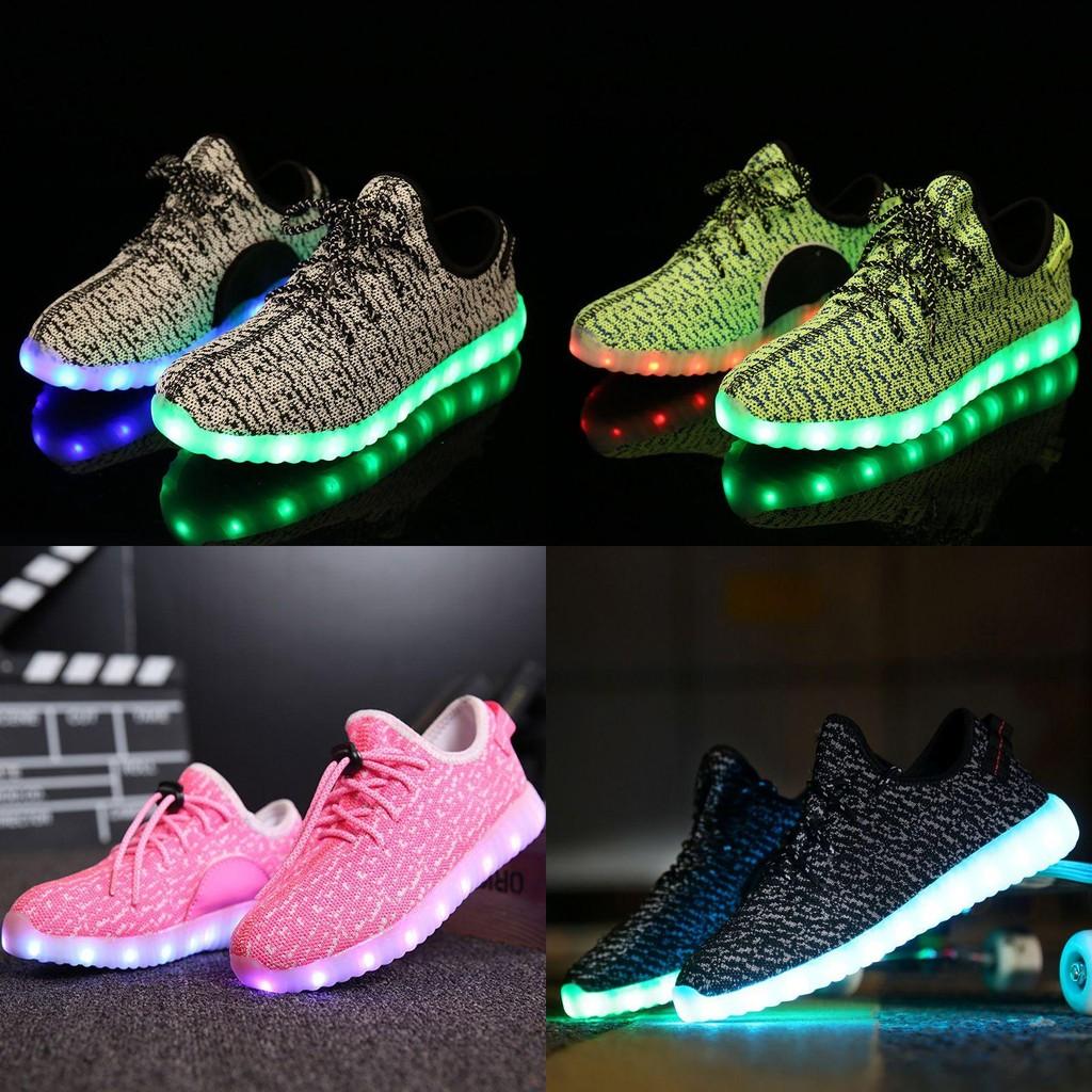 Luminous Sneakers Led Usb Charge Children Low Cut Shoes Fashion Casual Gift