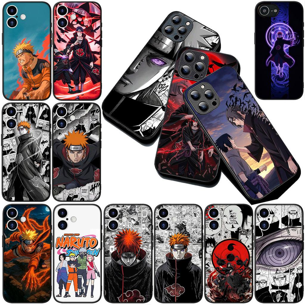 Cover for Samsung Galaxy S20 S22 S21 FE Ultra Plus A07 A17 A15 A16 A25 A57 A37 Phone Case Comics Pain Narutos Itachi Uchiha