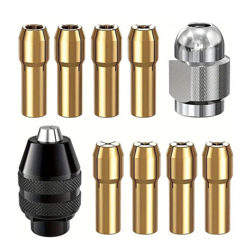 

Набор цанговых патронов для сверлильных головок DREMEL, быстросменный патрон для вращающегося инструмента с набором сменных гаек для вращающегося сверла