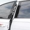 For Ford Ecosport 2013- Piano Black B C Pillar Stickers, Easy tall PC Window Trim Anti-Scratch Exterior Styling Parts