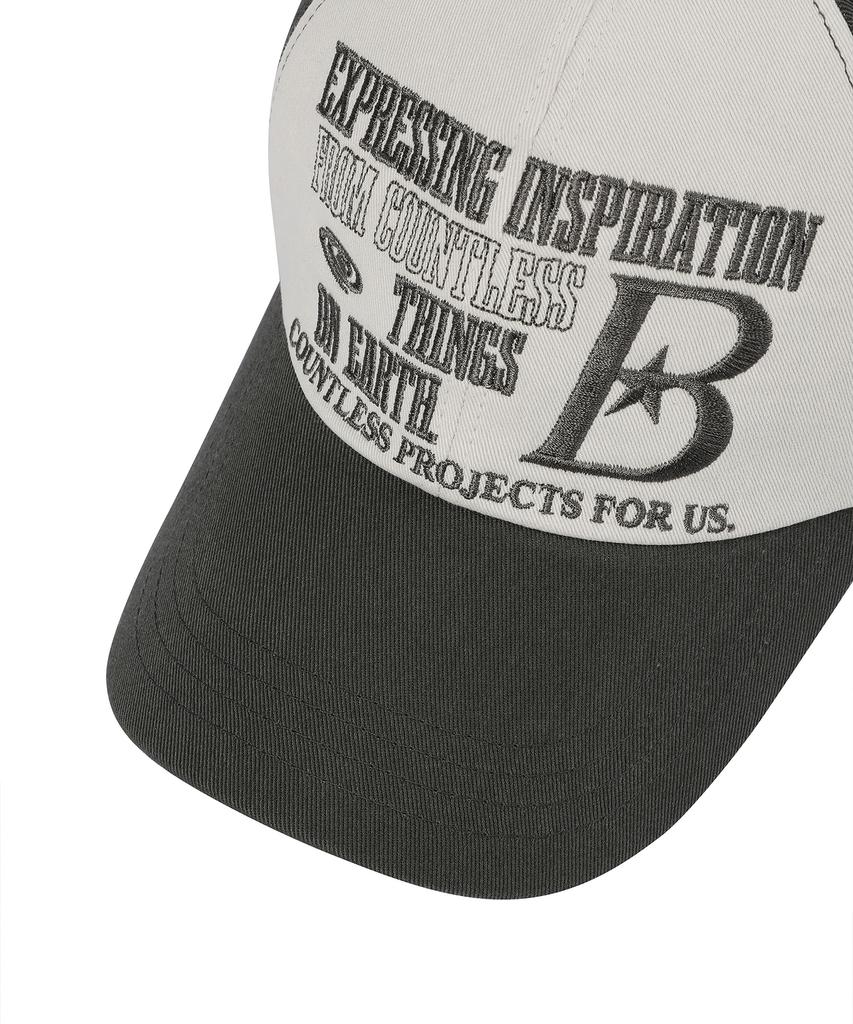BAUF B Logo Ball Cap [Charcoal]