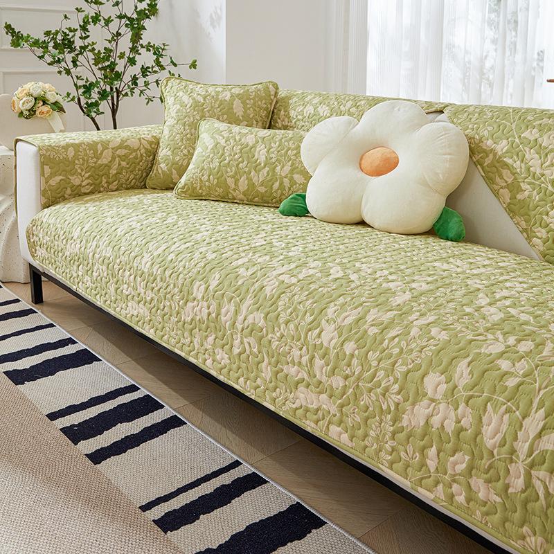 Einfachheit Universal Alle Jahreszeiten Sofa Handtuch Baumwollstoff Kunst Jacquard Sofa Kissen Dekorieren Möbel Sofaüberwurf Rückenlehnenbezug