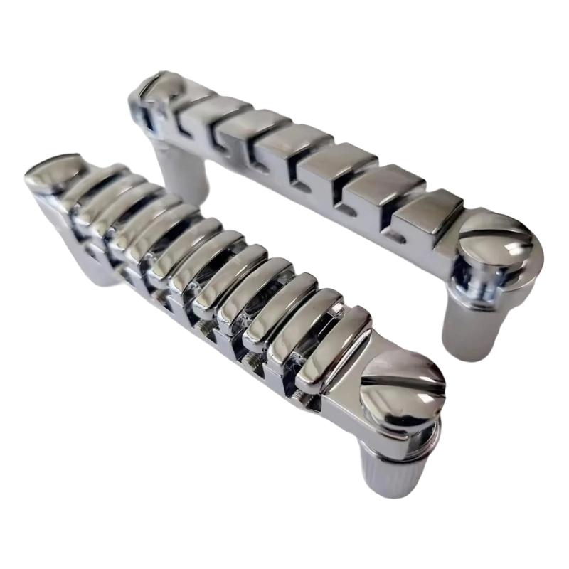 

Zinc Alloy Guitar Bridge Playability Bridge Tailpiece Replacement Quik Change Guitar Bridge Tailpiece Easy to Install
