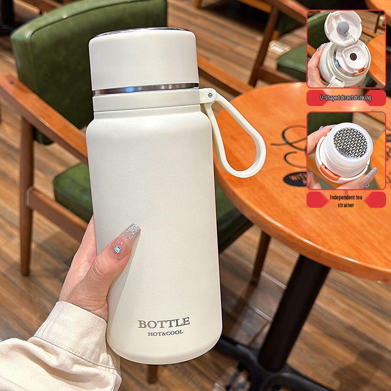2026 Stylish High-Capacity 316 Stainless Steel Thermos Cup for Students, Men, and Women
