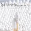 500pcs Boxed Disposable Cosmetic Cotton Double Head Cotton Swab Women Makeup Cotton Buds For Wood Sticks Nose Ears Cleaning Tool