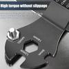 Folding Allen Wrench Set Portable Screwdriver Set with Screwdrivers and Wrenches Multi-functional Wrench Screwdriver for Repair