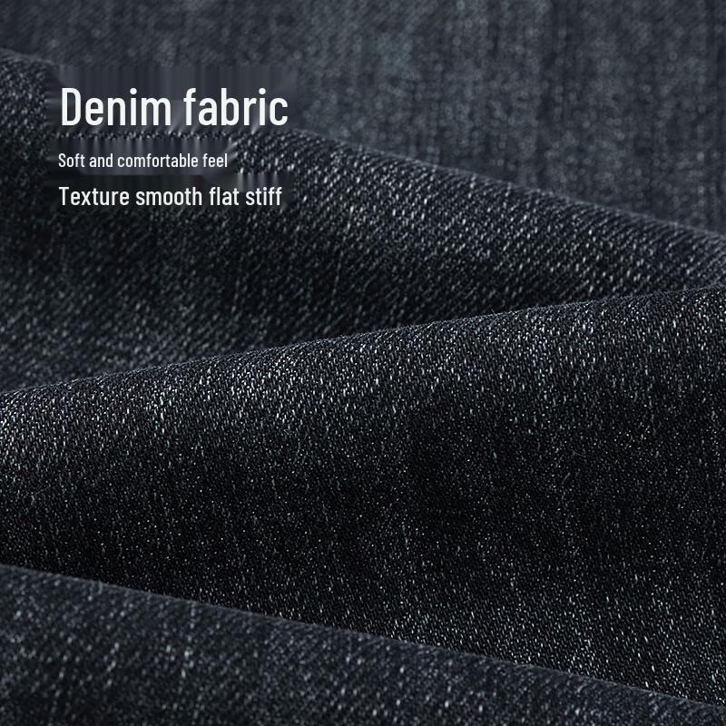 HLA Men's Classic Straight Leg Mid-Rise Jeans