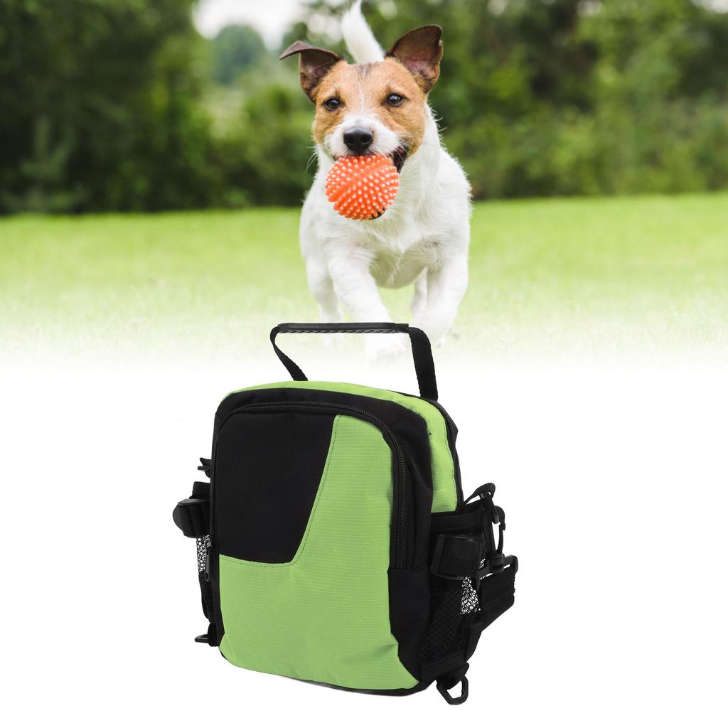 Dog Treat Training Bag Color Matching Shoulder Handheld Pet Snack Training Waist Pack for Outdoor Travel