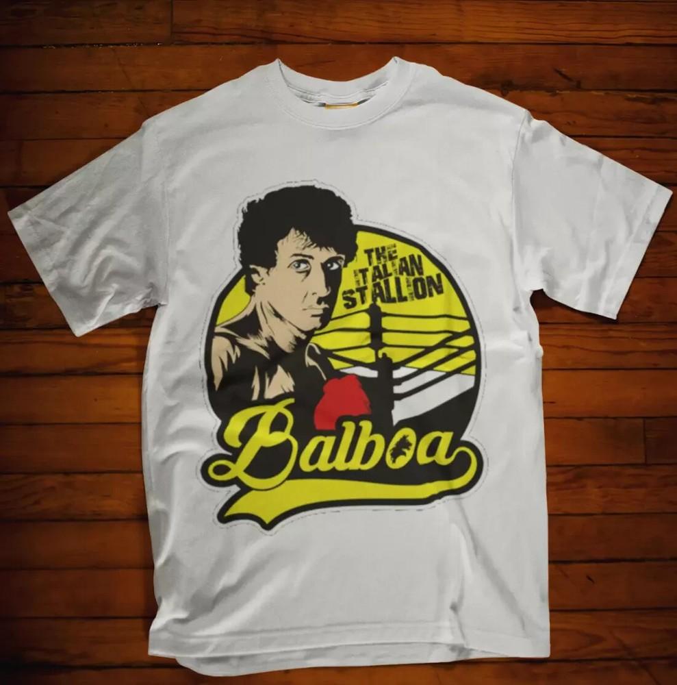 ROCKY T-SHIRT BOXER WORLD CHAMP BALBOA BOXING MOVIE FILM RETRO ICON Unisex T-Shirt S