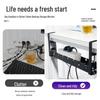 Under-Desk No-Drill Cable & Power Strip Organizer Rack