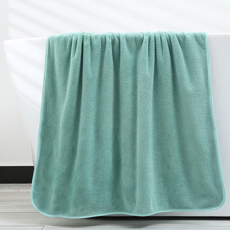 WTEMPO Bath Towel Absorbs Water and Does Not Shed Hair Thickening To Increase Coral Fleece Student Adult Home
