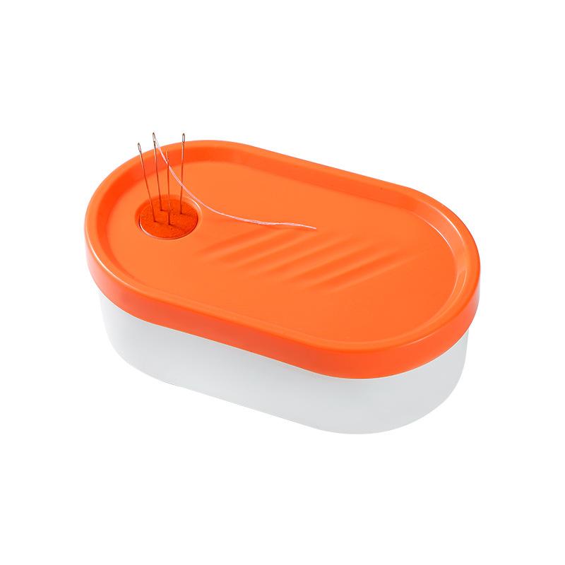 

Набор для хранения швейных принадлежностей Домашний дорожный портативный швейный набор Инструмент для ручного шитья Коробка для хранения ручного шитья оранжевый