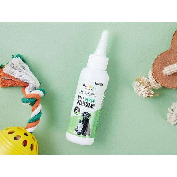 Exploration Mild Cypress Water Pet Ear Cleanser 100ml, Korean pet shampoo