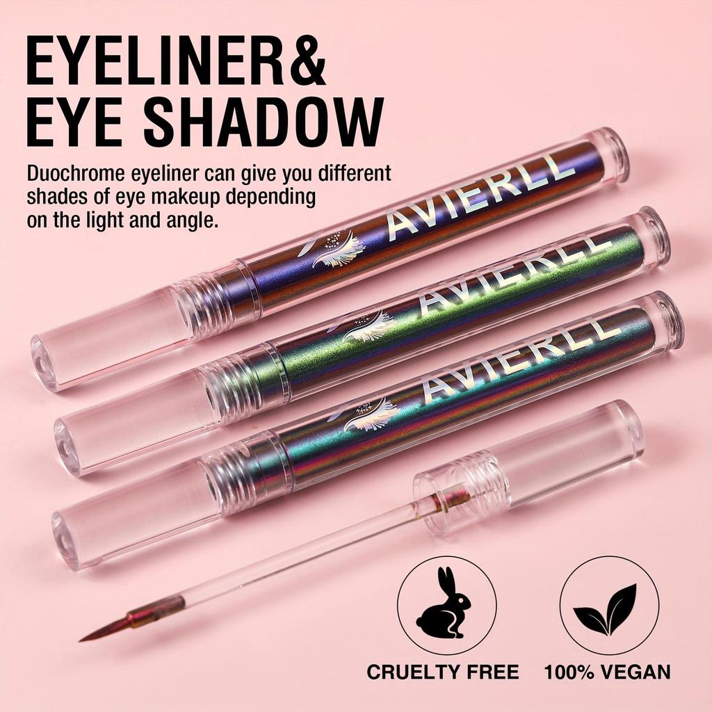 Stick Eyeliner Camaleonte 6 Colori Lunga Durata Ombretto Liquido Waterproof Stick Sottile Pennello Eyeliner Verde Blu Ombretto Altamente Pigmentato