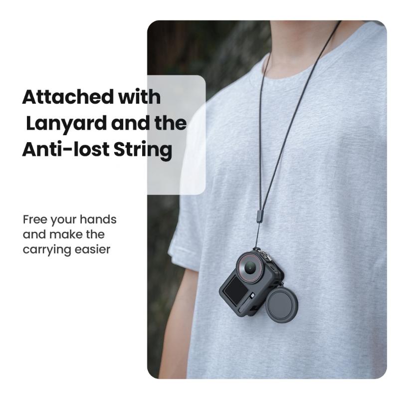 Lightweight Camera Lens Protector Easy Installation Action 6 Degree Protective Housing Skin Sleeve Replacement for Action 6