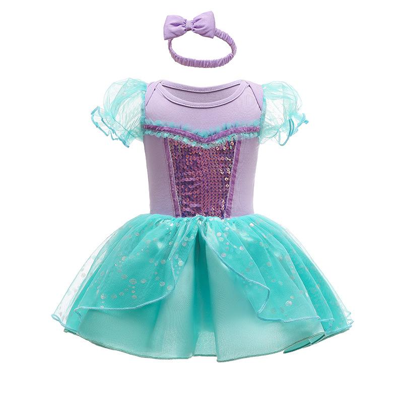 Vestito Halloween Bambina Neonato Bambino Principessa Tulle Tutù Vestiti da Festa Bambine