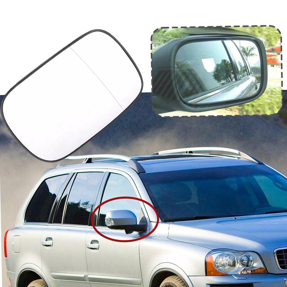 Left Right Side Heated Wing Mirror Glass Rearview Mirror for Volvo XC70 Facelift XC90 Pre-facelift 2003 2004 2005 2006 8650148
