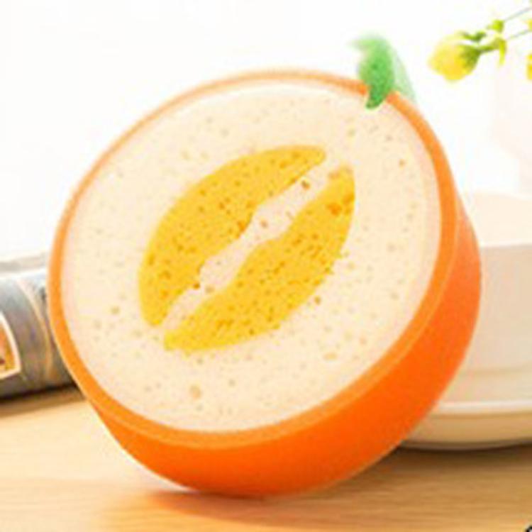 1Pcs Washing Dish Towel Fruit Shape Rags Thicken Scouring Pad Kitchen Cleaning Dish Cloths Sponge Cloth Scouring