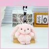 Cute Animal Plush Keychain Toy For Gifts And Collectors Giraffe Rabbit Cat Panda