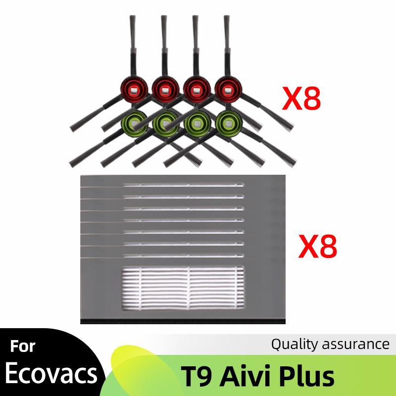 Fit For Ecovacs Debot T9 Aivi Plus Main Side Brush Hepa Filter Mop Cloths Rag Dustbin Dust Box Replacement Accessory