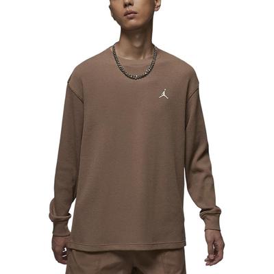 Jordan Essentials Comfortable Casual Loose Versatile Hoodie Men Hoodies Dark-Brown Sail-White FV7457-223