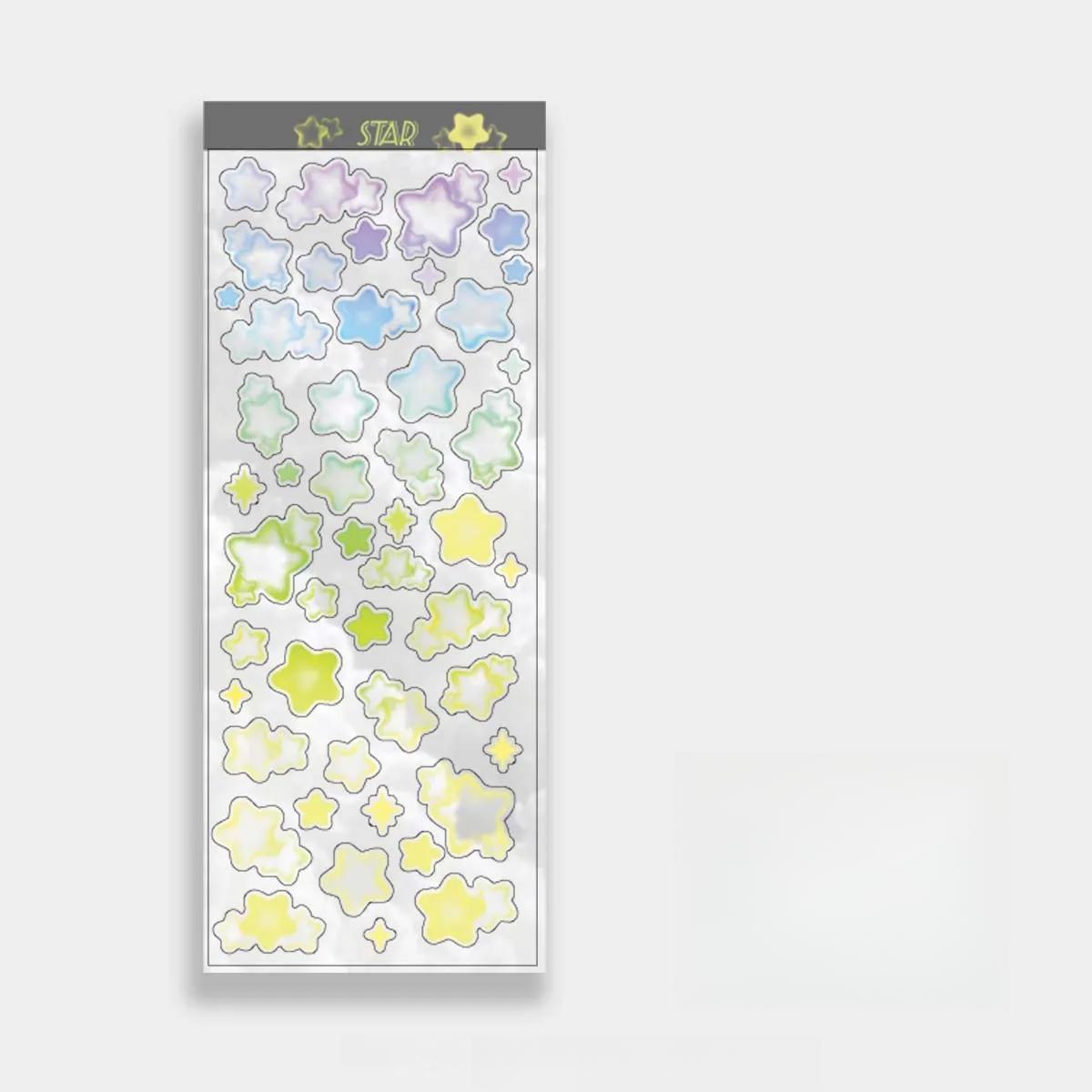 

Звезды Наклейки Скрапбукинг Канцелярия Сердца Наклейки Пузырьки Деко Наклейка DIY Журнал Планировщик