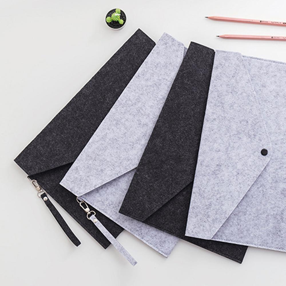 Bag Office School Supplies Stationery Filing Documents A4 File Folders Felt Folder Felt File Bag