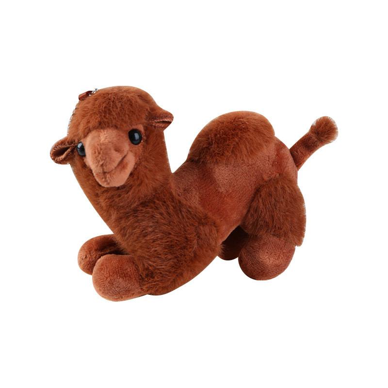 Toy Camel Plush Keychain Animal Stuffed Doll Backpack Pendant Cute Kids Gift