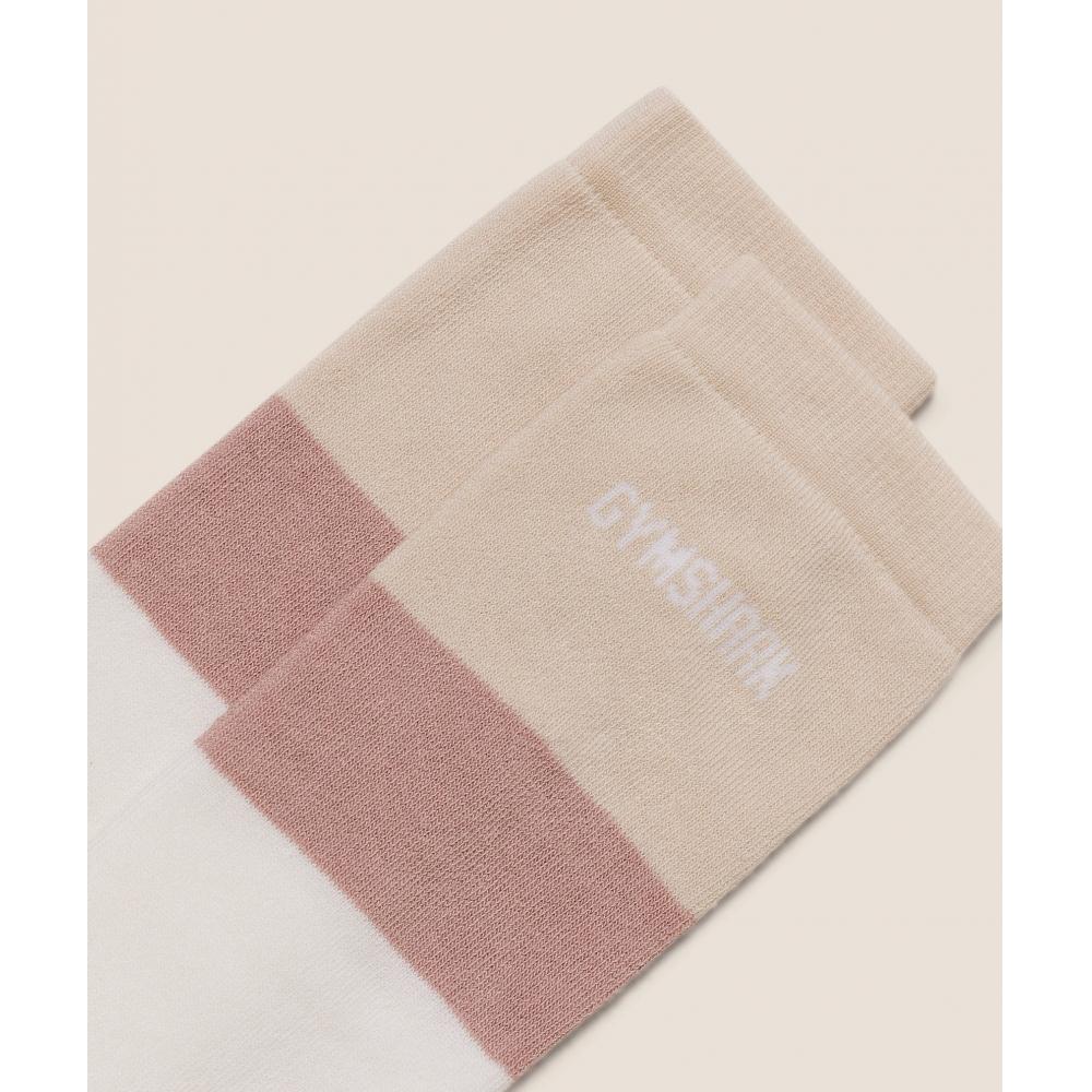 Gymshark Slouch Socks Gs Soft White I1c7c Wcmy