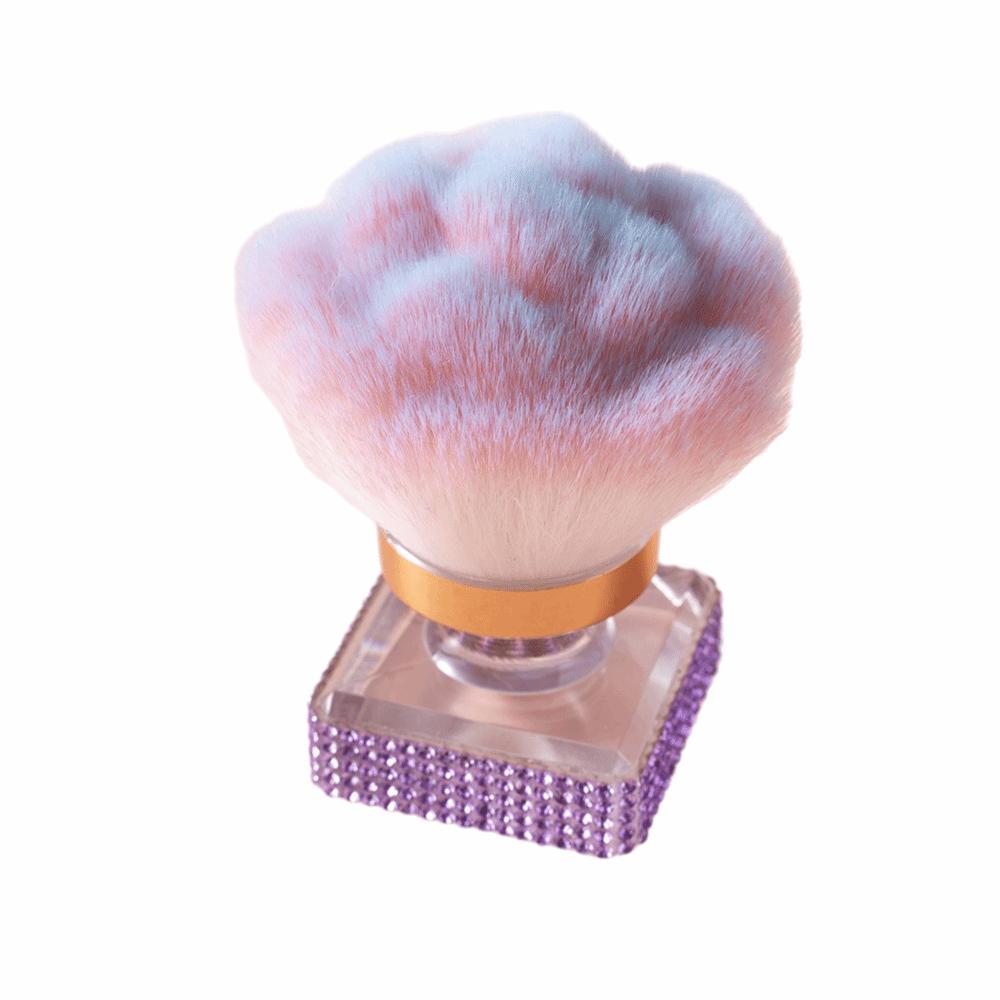 With Rhinestones Base Nail Art Dust Cleaner Brush Nail Cleaning Brush  Cosmetic Tool