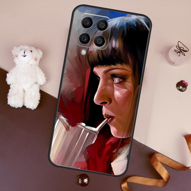 Mia Pulp Fiction Case For Samsung Galaxy M06 M53 M13 M31 M11 M35 M55 M15 M56 M36 M16 M12 M32 M52 M14 M34 M54