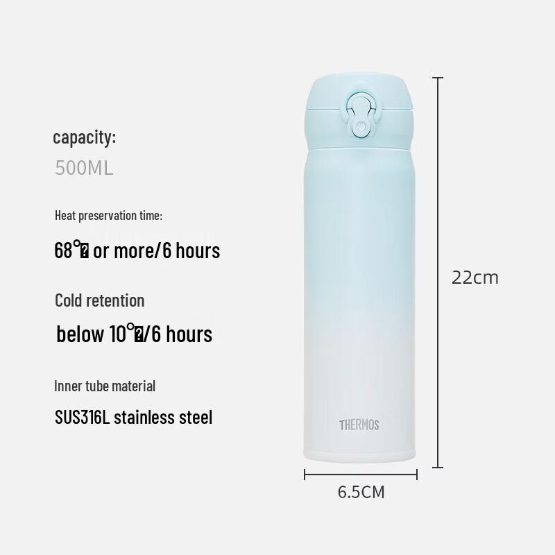 Thermos JNL-500S 500ml 316SS Insulated Water Bottle