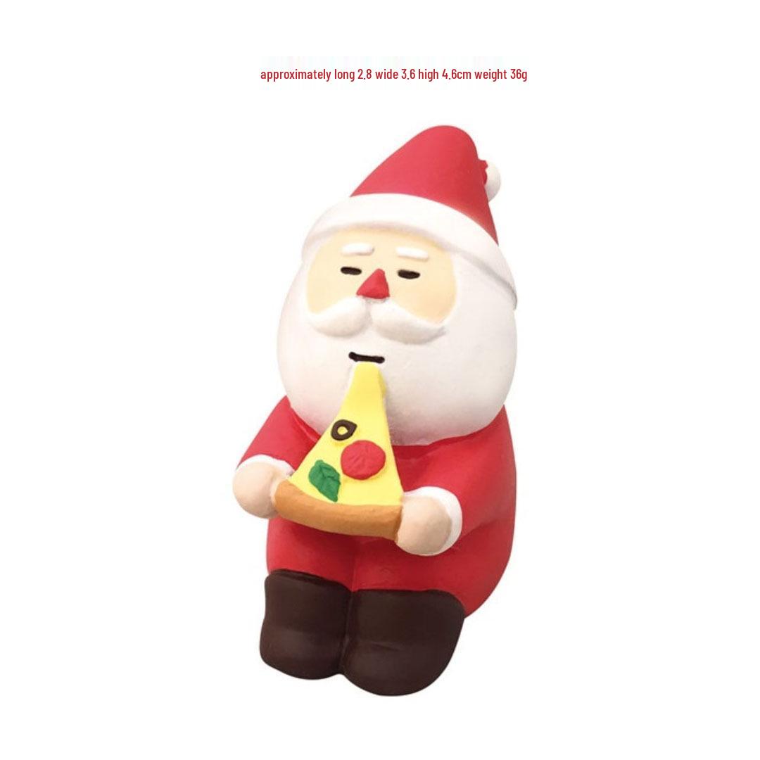 Japanese Cat Santa Claus Miniature Gifts - DIY Resin Crafts Ornaments