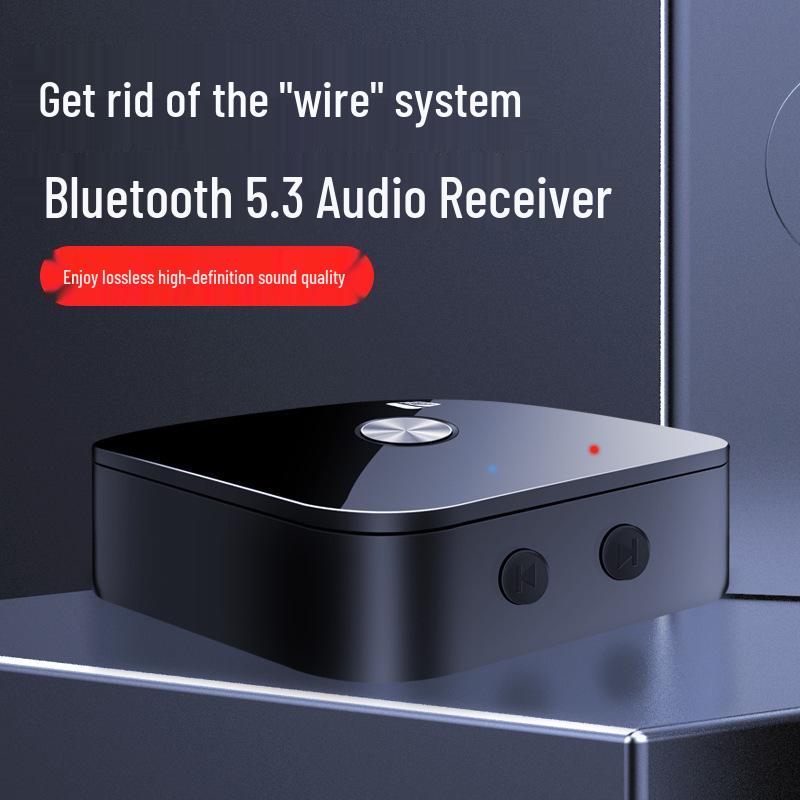 Bluetooth 5.3 NFC Audio Receiver: Wireless Adapter for Old Speakers & Amplifiers (3.5mm).