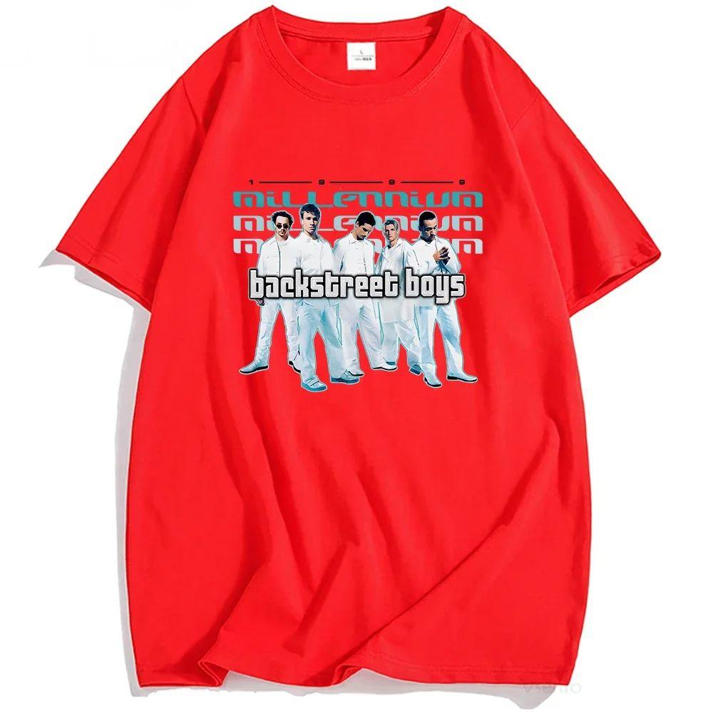 Backstreet Boys Millennium 2.0 T-Shirt Kurzarm T-Shirts Lässige Mode T-Shirt O-Ausschnitt Grafik-Tees Unisex