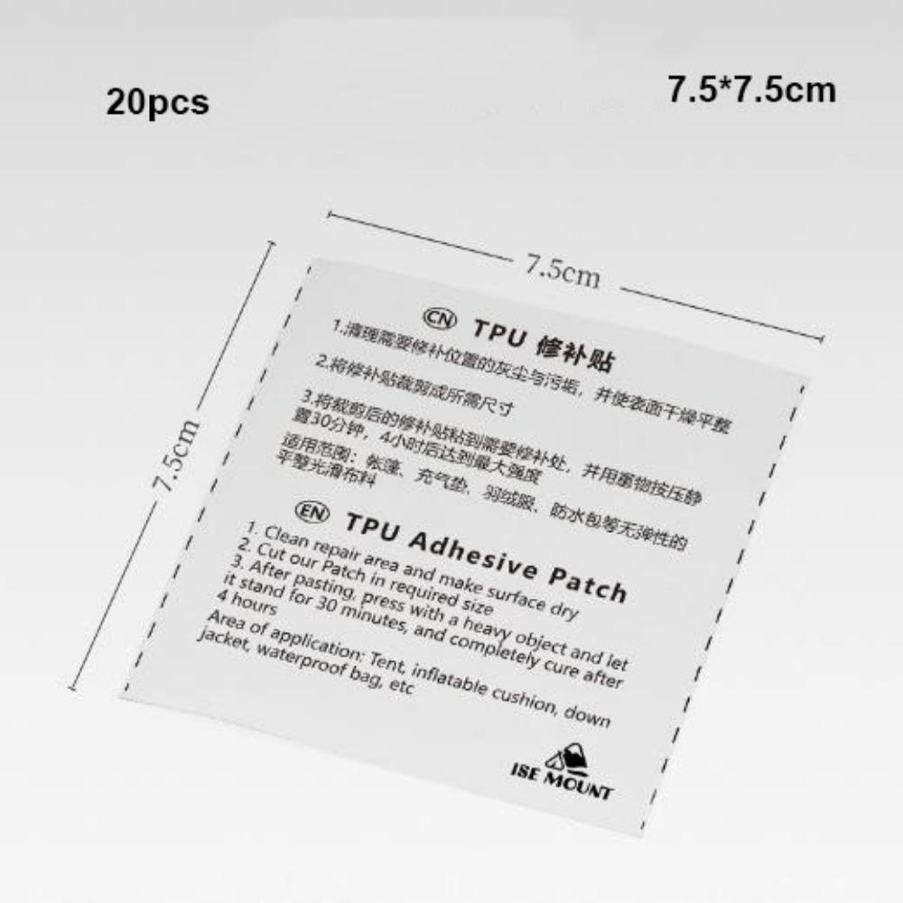 TPU Repair Patch Inflatable Products Leak Repair Patch For Outdoor Tarp Boat Covers Sail