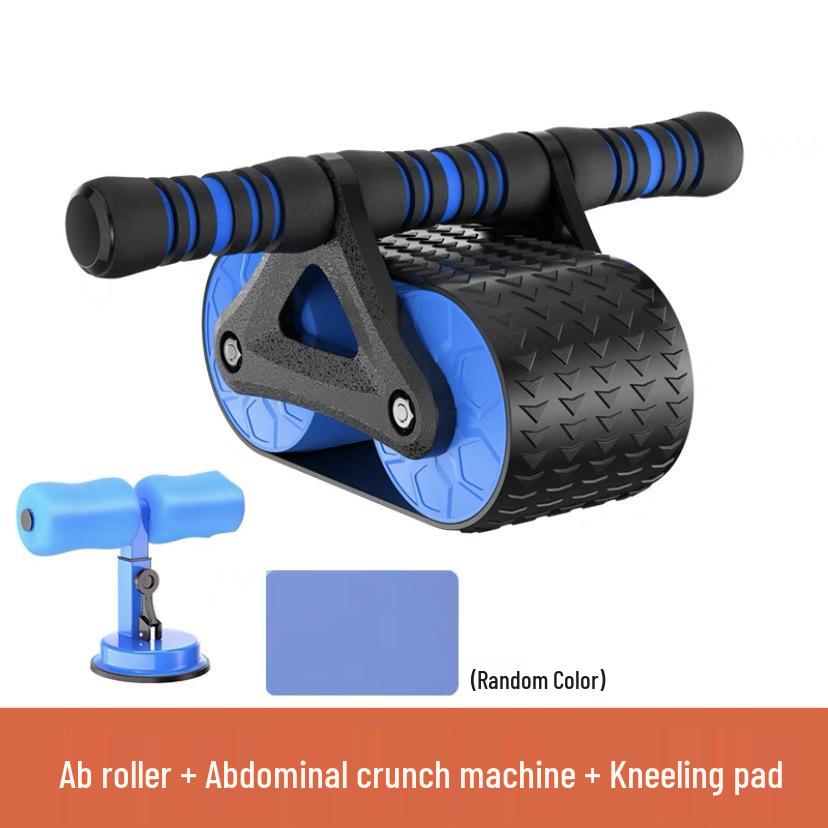 Auto Rebound Ab Wheel Roller: Home Fitness Equipment for Abdominal Toning