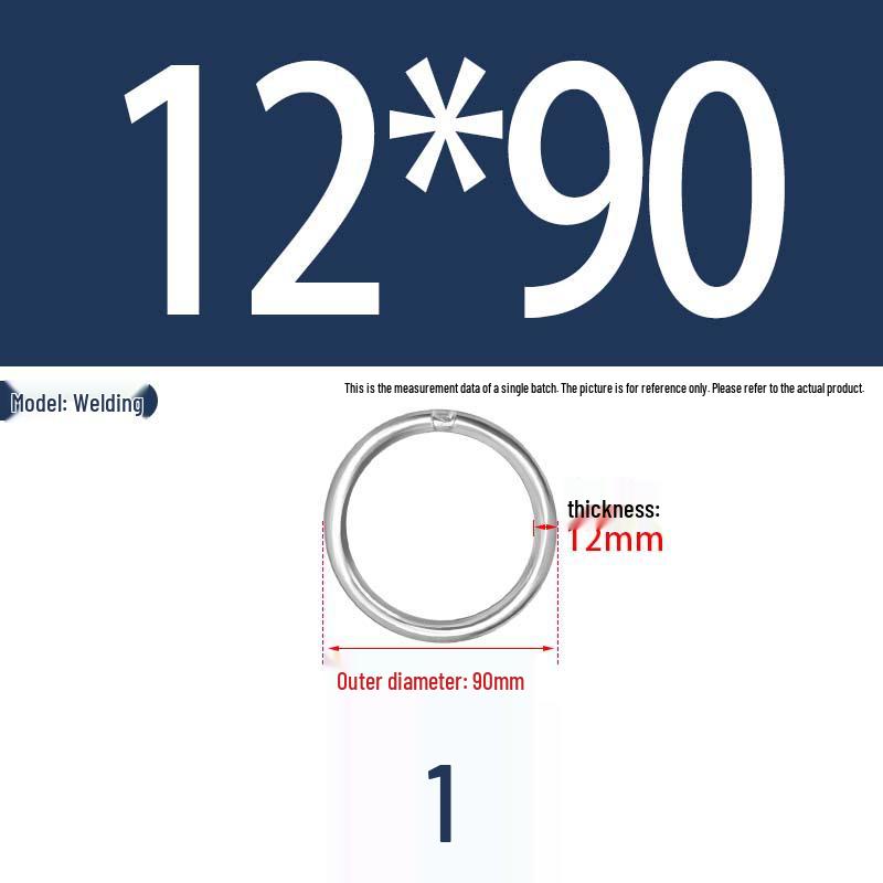 304 Stainless Steel Seamless O-Ring for Lifting and Hammock Yoga Connection