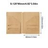 Multi-Functional Kraft Paper File Folder Portable Refillable Insert Cards Organizer Travel Journals Accessories Business Trip