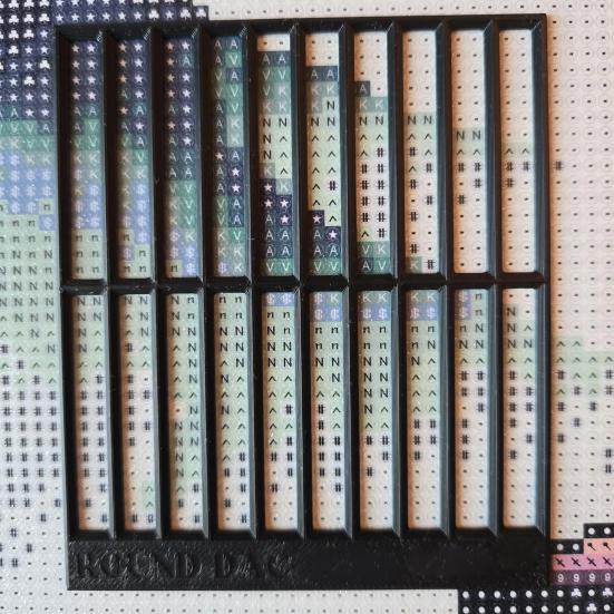 Rigla din plastic pentru pictură cu strasuri, DIY, accesorii pentru artă cu diamante, instrument de plasare a liniilor drepte pentru pictură 5D cu strasuri