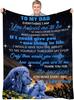 Perfect Gifts to Dad Blankets for Father's day Mother's Day Anniversary Birthday for Mom Son Daughter Grandpa Grandma Aunt Throw