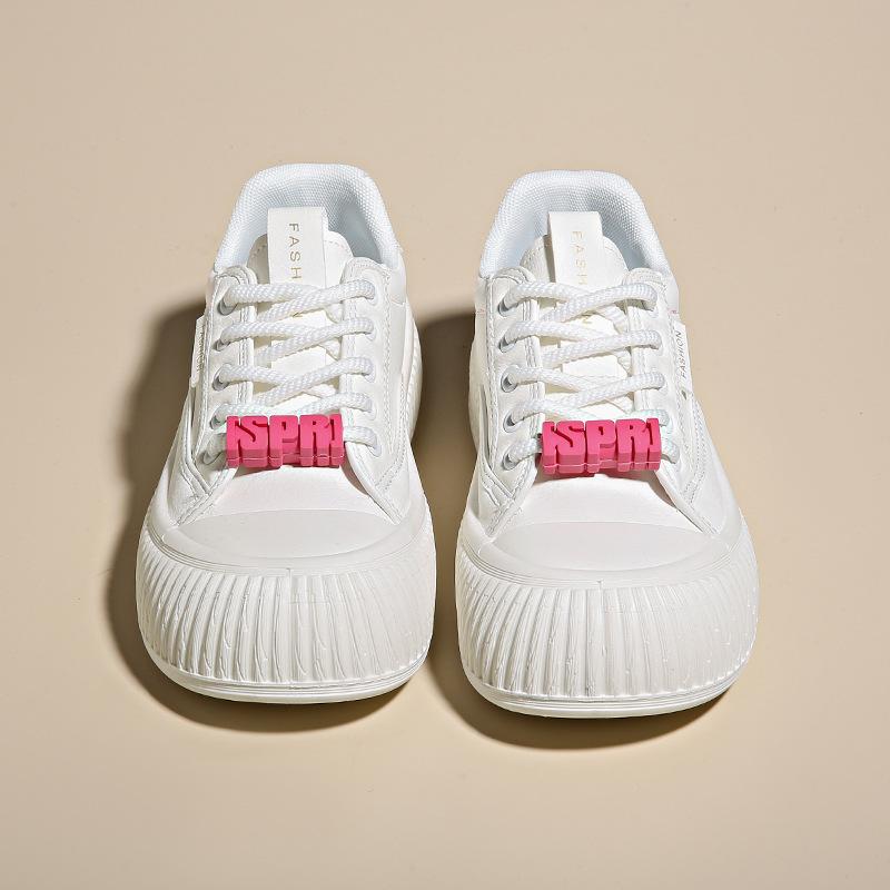 

Весенние маленькие белые туфли Новые женские студенческие спортивные туфли для сноуборда Повседневная обувь Уличные туфли на платформе 40