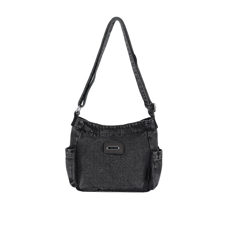 Denim Bag Women's Shoulder Crossbody Bag Commuter Small Square Bag