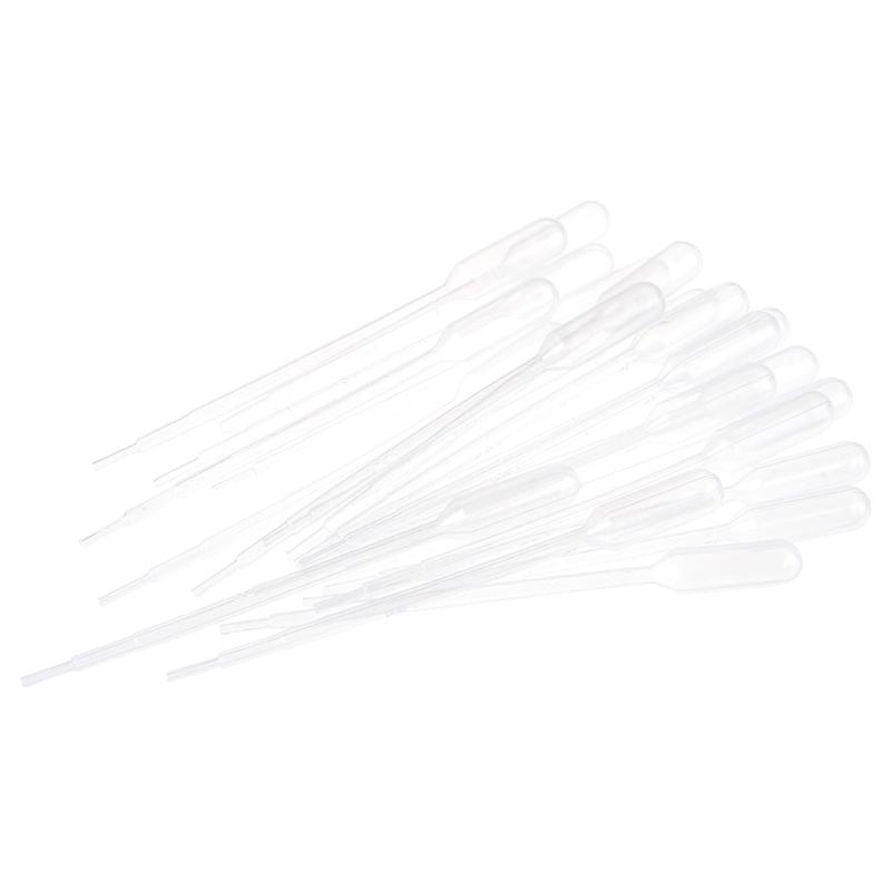 100Pcs 1Ml Disposable Plastic Eye Dropper Set Transfer Graduated Pipettes